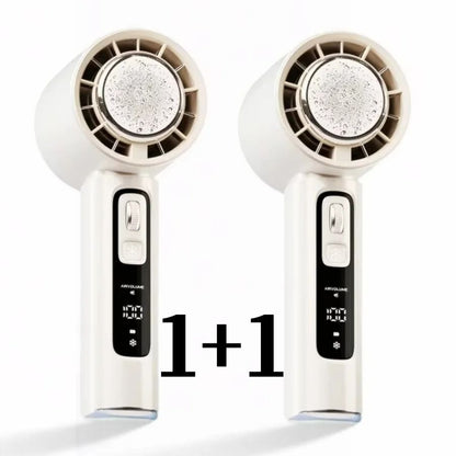 XIAOTREE Handheld Electric Fan with Semiconductor Cooling and 4000mAh Battery