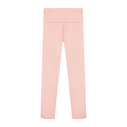 Warm Autumn Trousers for Women, High Waisted Cotton Pants, Tight Fitting Thermal Base Layer for Cold Weather