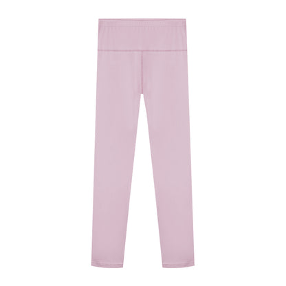 Warm Autumn Trousers for Women, High Waisted Cotton Pants, Tight Fitting Thermal Base Layer for Cold Weather