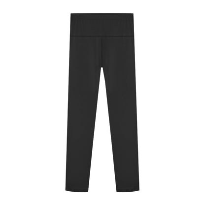 Warm Autumn Trousers for Women, High Waisted Cotton Pants, Tight Fitting Thermal Base Layer for Cold Weather