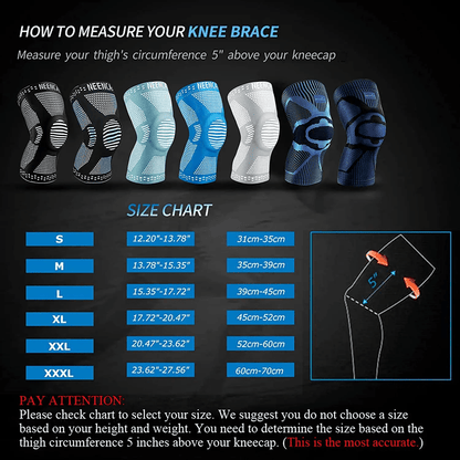 NEENCA Pro Knee Support Brace with Patella Gel and Side Stabilizers