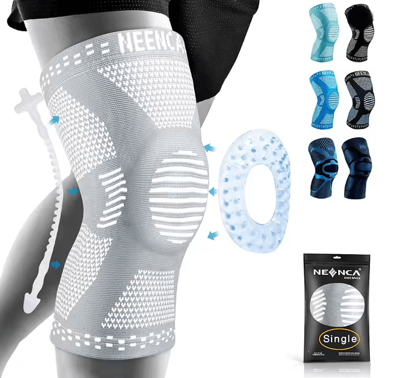 NEENCA Pro Knee Support Brace with Patella Gel and Side Stabilizers