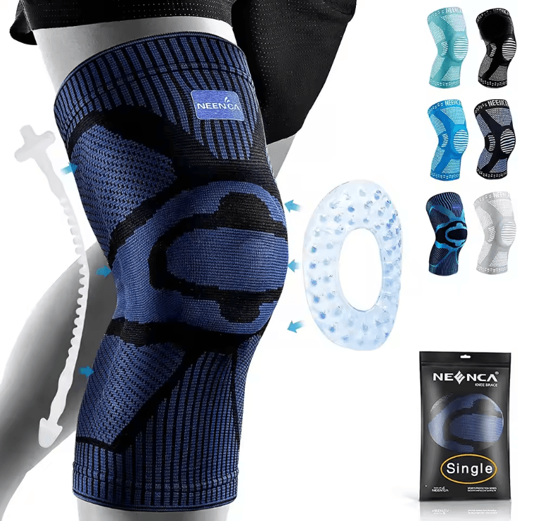 NEENCA Pro Knee Support Brace with Patella Gel and Side Stabilizers