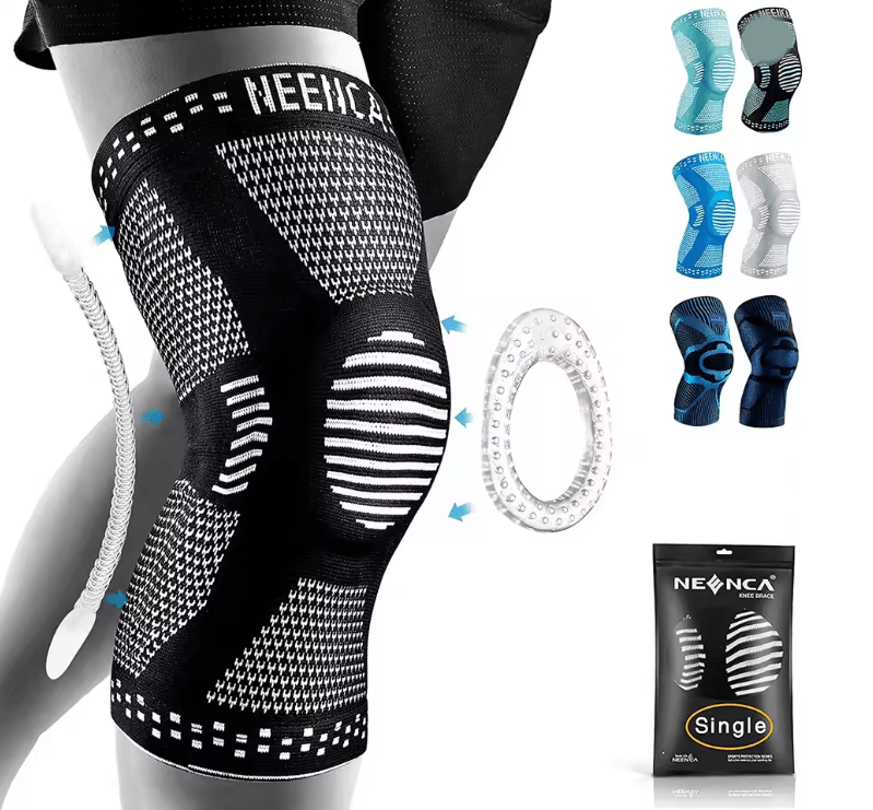 NEENCA Pro Knee Support Brace with Patella Gel and Side Stabilizers