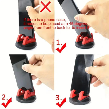 Universal 360 Rotatable Mobile Holder, Car Bracket Mount Stand, Non Slip GPS Navigation Phone Support