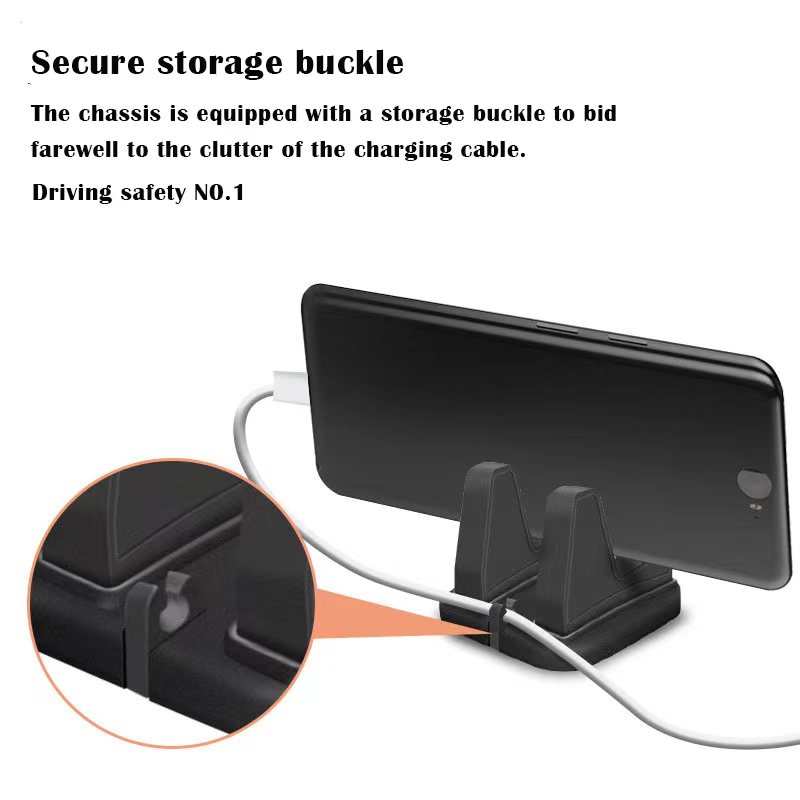 Universal 360 Rotatable Mobile Holder, Car Bracket Mount Stand, Non Slip GPS Navigation Phone Support