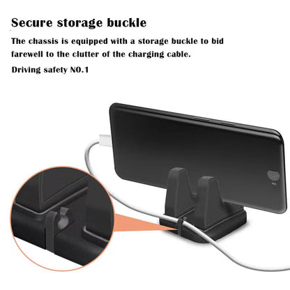 Universal 360 Rotatable Mobile Holder, Car Bracket Mount Stand, Non Slip GPS Navigation Phone Support
