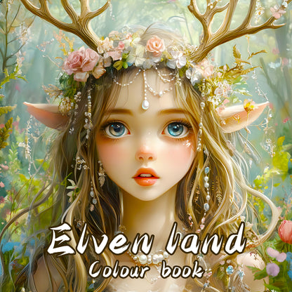 Art Enchanted Woodland Coloring Book, Stress Relieving Forest Fairies, Pixie Designs for Adult Mindfulness