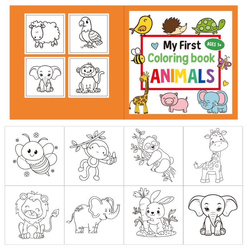 Easy Coloring Book for Adults, Art Books for Tracing and Coloring, with Kids Coloring Pages