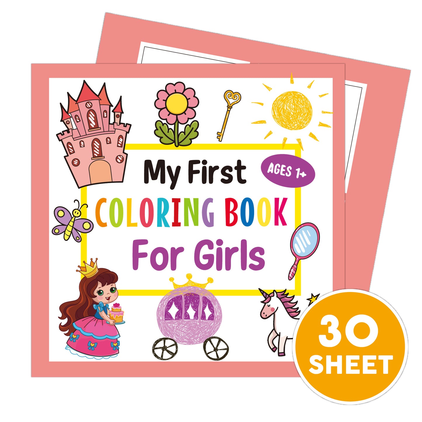 Easy Coloring Book for Adults, Art Books for Tracing and Coloring, with Kids Coloring Pages