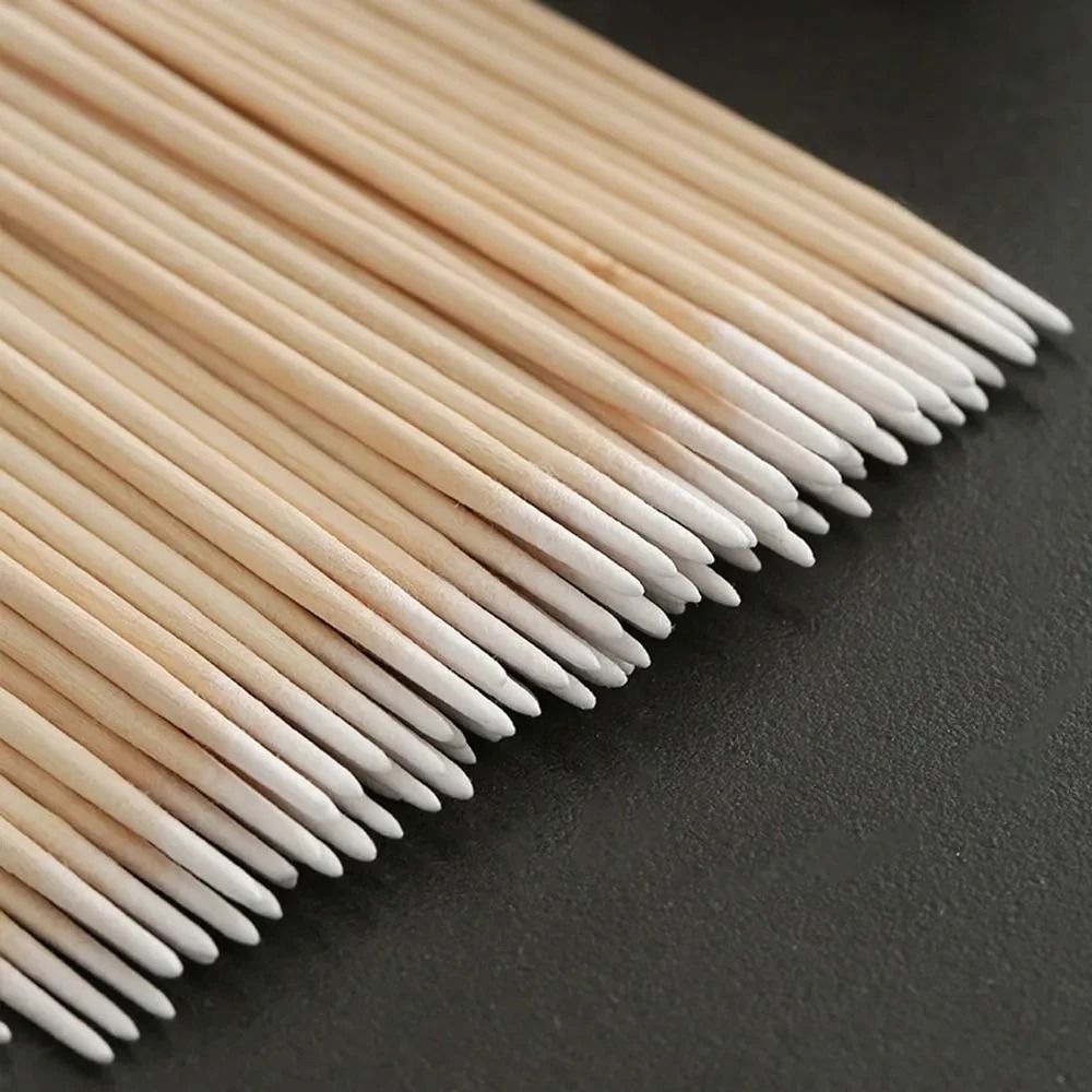 Disposable Precision Nail Polish Remover and Cotton Cleaning Sticks