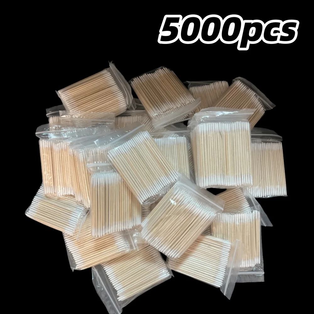 Disposable Precision Nail Polish Remover and Cotton Cleaning Sticks
