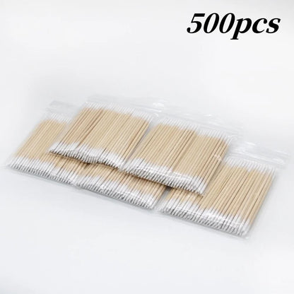 Disposable Precision Nail Polish Remover and Cotton Cleaning Sticks