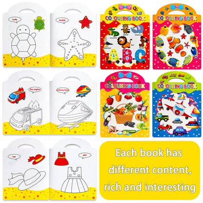 Children's Painting Books, Stimulate Imagination and Hone Hands On Skills with Seven Coloring Books for Kids