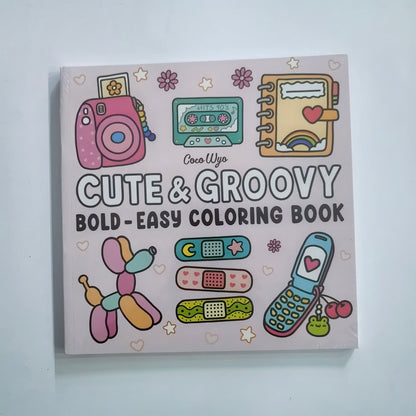 Halloween Coloring Book, For Adults and Teens, Adorable Creepy Creatures, Cozy Moments, Relaxation Gift