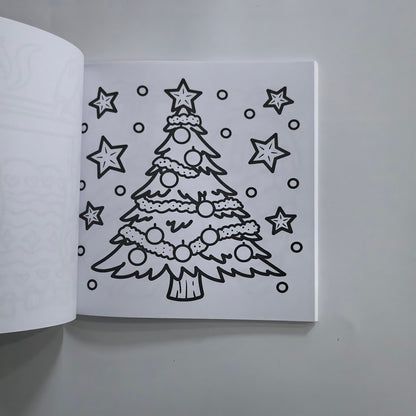 Cozy Girl Christmas Coloring Book for Adults, A Cute and Easy Drawing Book, The Perfect Gift for Party and Birthday