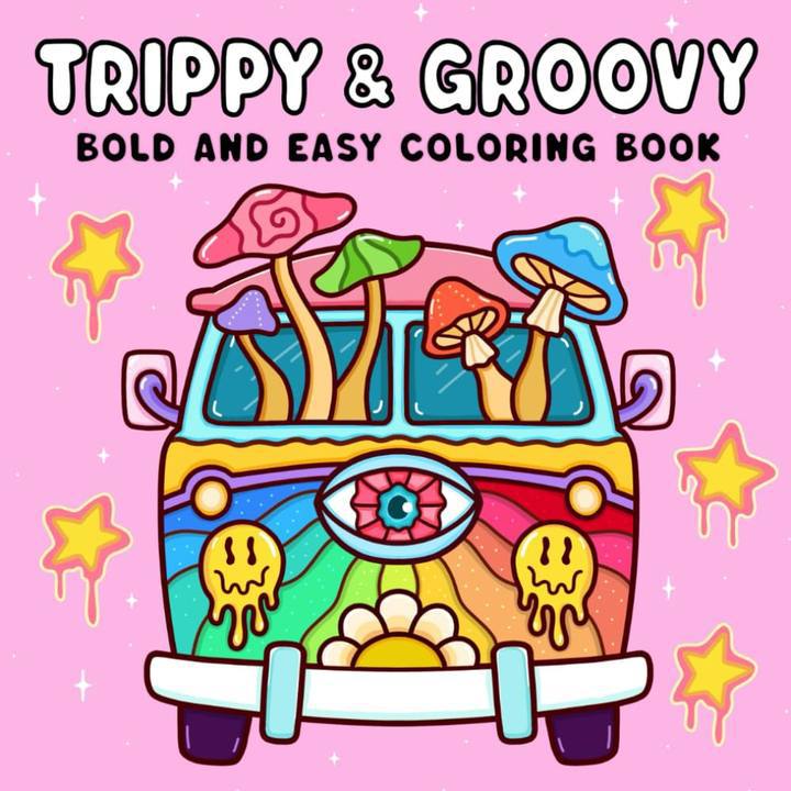 Girl Moment Coloring Book, Cute Healing Art Therapy, DIY Painting Set for Stress Relief, Hand Coloring Decompress