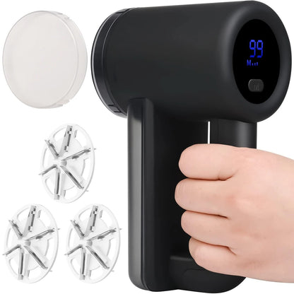 Rechargeable Fabric Clothes Shaver 3 Speeds 2000mAh LED Display Lint Remover