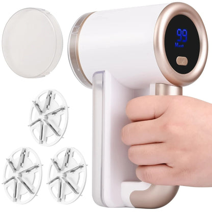 Rechargeable Fabric Clothes Shaver 3 Speeds 2000mAh LED Display Lint Remover