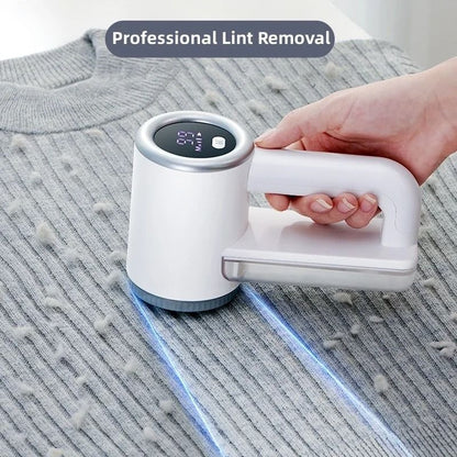 Rechargeable Fabric Clothes Shaver 3 Speeds 2000mAh LED Display Lint Remover