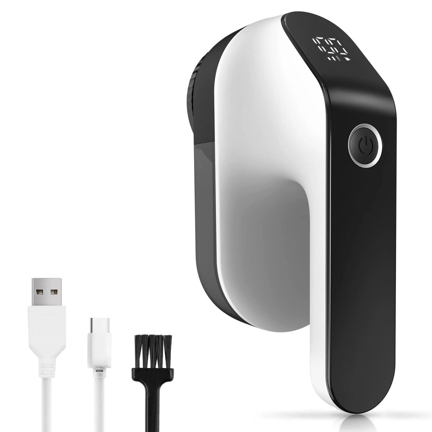 Rechargeable Fabric Clothes Shaver 3 Speeds 2000mAh LED Display Lint Remover