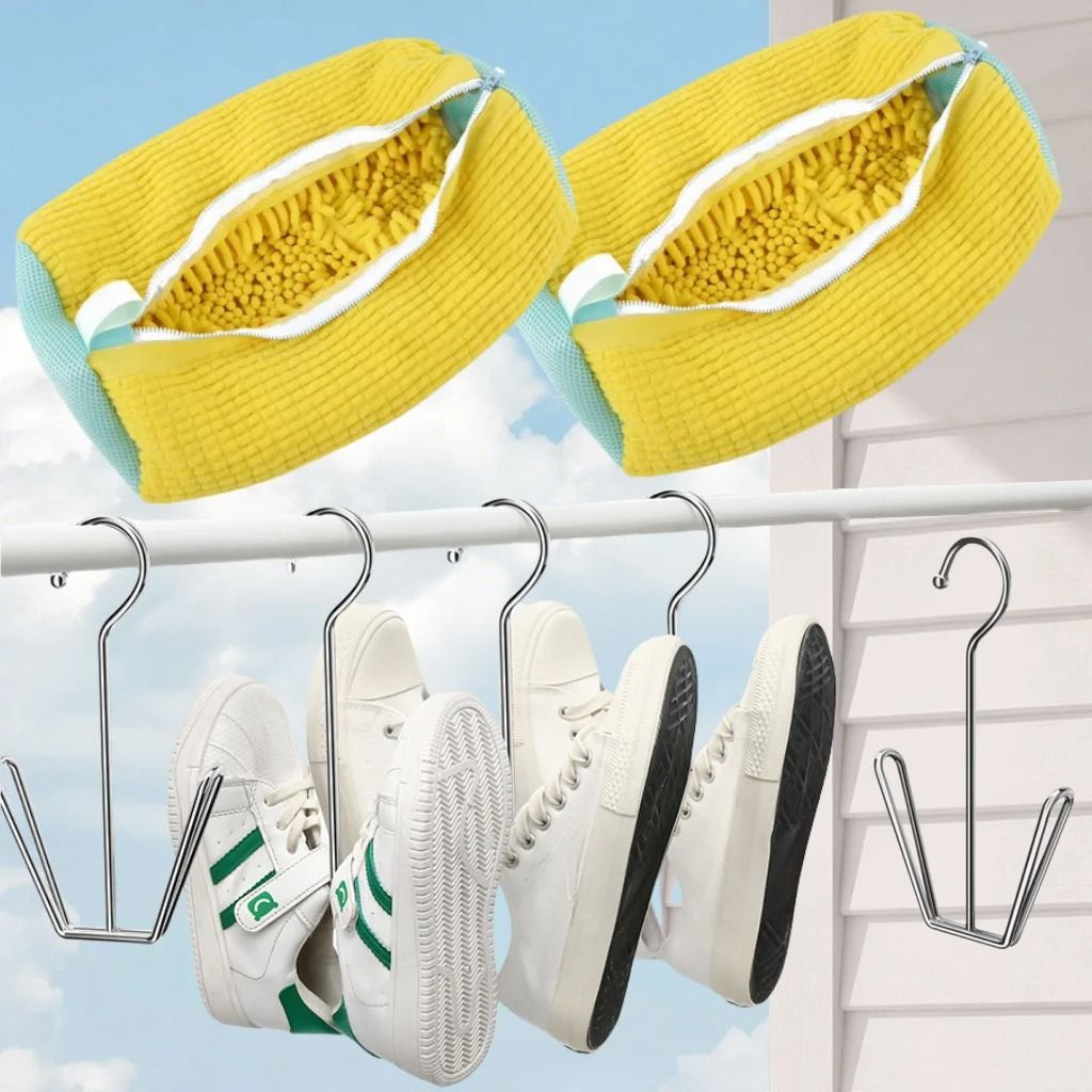 Shoe Washing Bag Microfiber Closure Washing Machine Laundry Bag for Sneakers