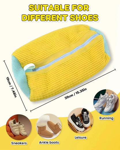 Shoe Washing Bag Microfiber Closure Washing Machine Laundry Bag for Sneakers