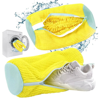 Shoe Washing Bag Microfiber Closure Washing Machine Laundry Bag for Sneakers