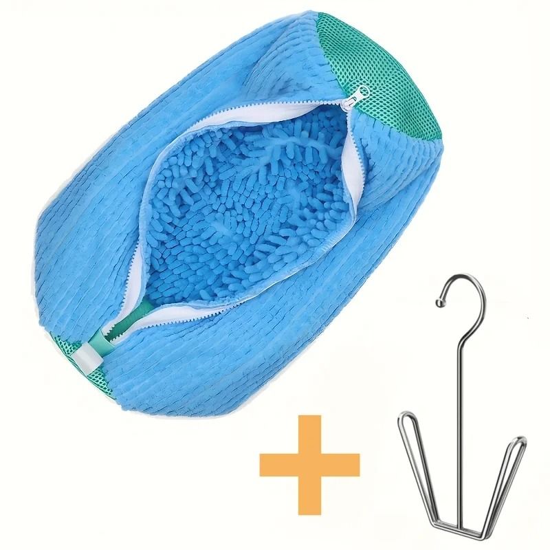 Shoe Washing Bag Microfiber Closure Washing Machine Laundry Bag for Sneakers