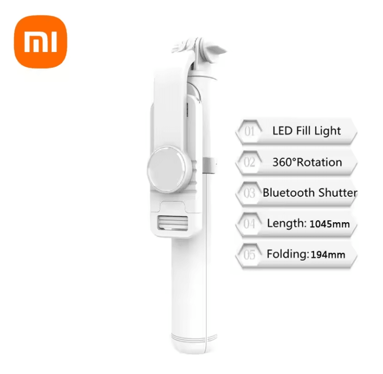 Mi ExtendPro Selfie Stick & LED Fill Light