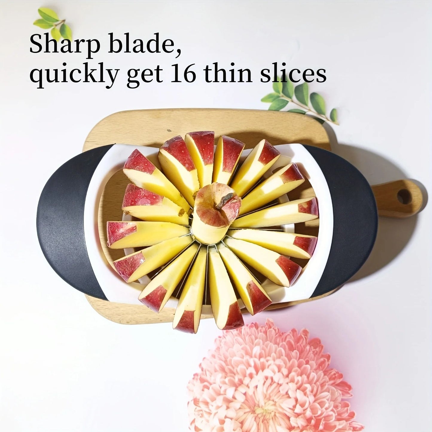 16-Blade Stainless Steel Apple Slicer and Corer