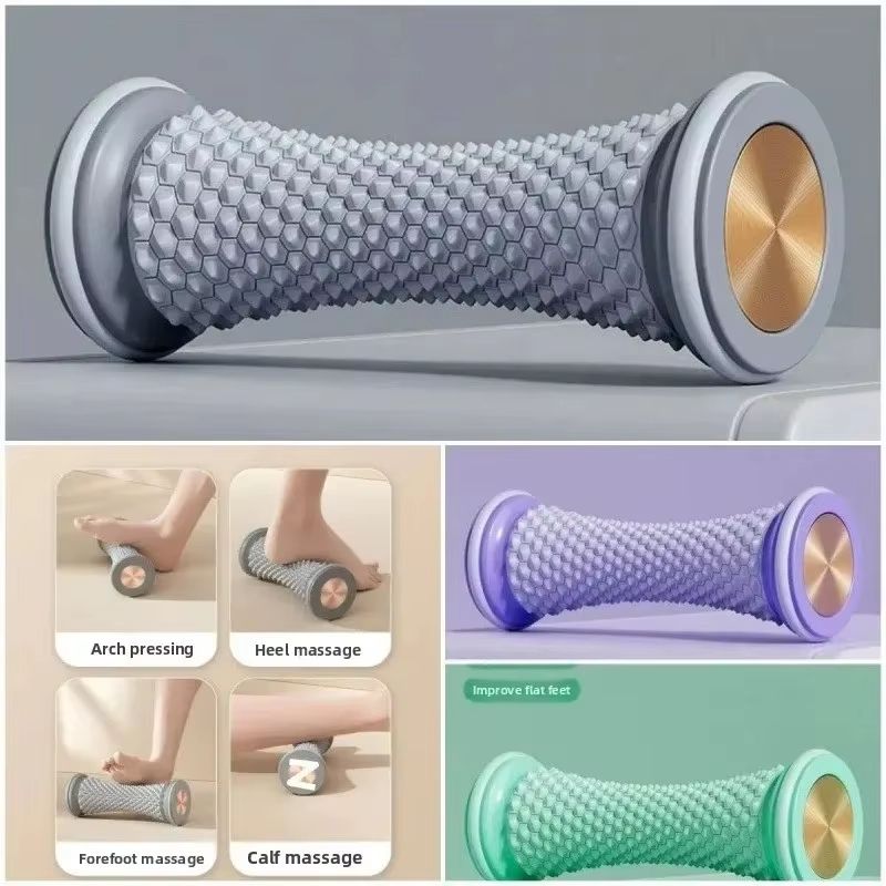 Arch & Heel Relief Foot Roller Ball – Manual Plastic Foot Massager for Muscle Relaxation & Plantar Fascia Care
