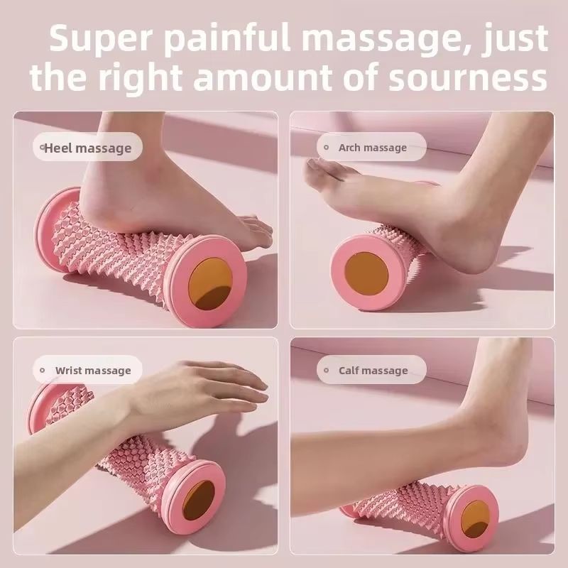 Arch & Heel Relief Foot Roller Ball – Manual Plastic Foot Massager for Muscle Relaxation & Plantar Fascia Care