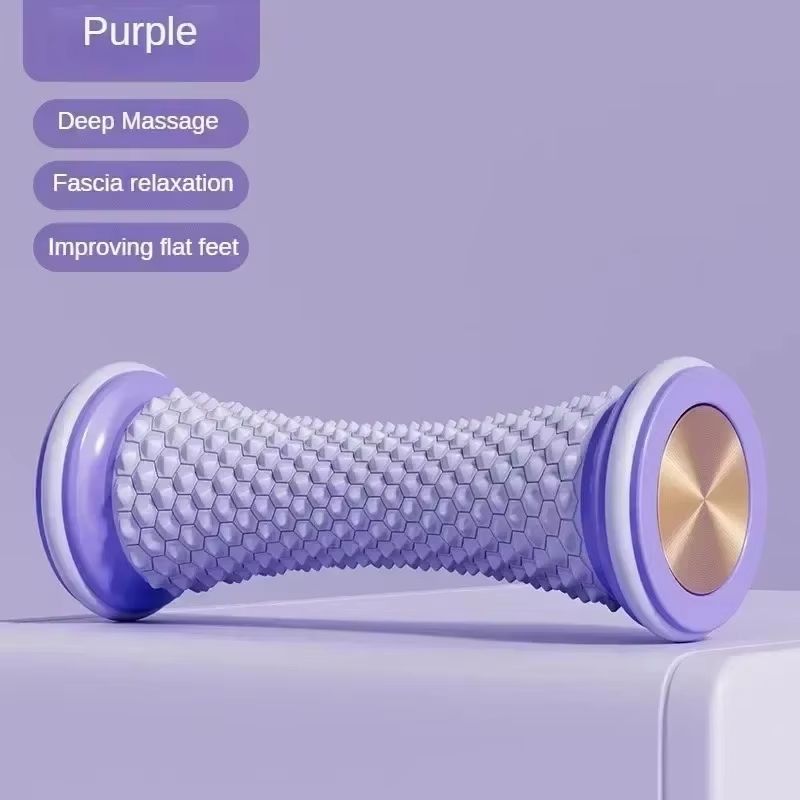 Arch & Heel Relief Foot Roller Ball – Manual Plastic Foot Massager for Muscle Relaxation & Plantar Fascia Care