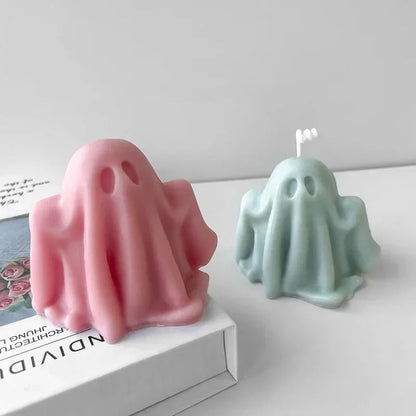 Halloween Ghost Candle Silicone Mold for Wax Resin DIY