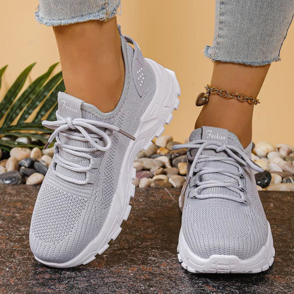 2025 Versatile Height-Boost Sneaker – Solid Colour Women's Casual Shoes with Free Shipping