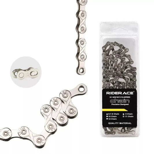 Lightweight Multi-Speed Bicycle Chain for Road and Mountain Bikes
