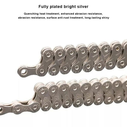 Lightweight Multi-Speed Bicycle Chain for Road and Mountain Bikes