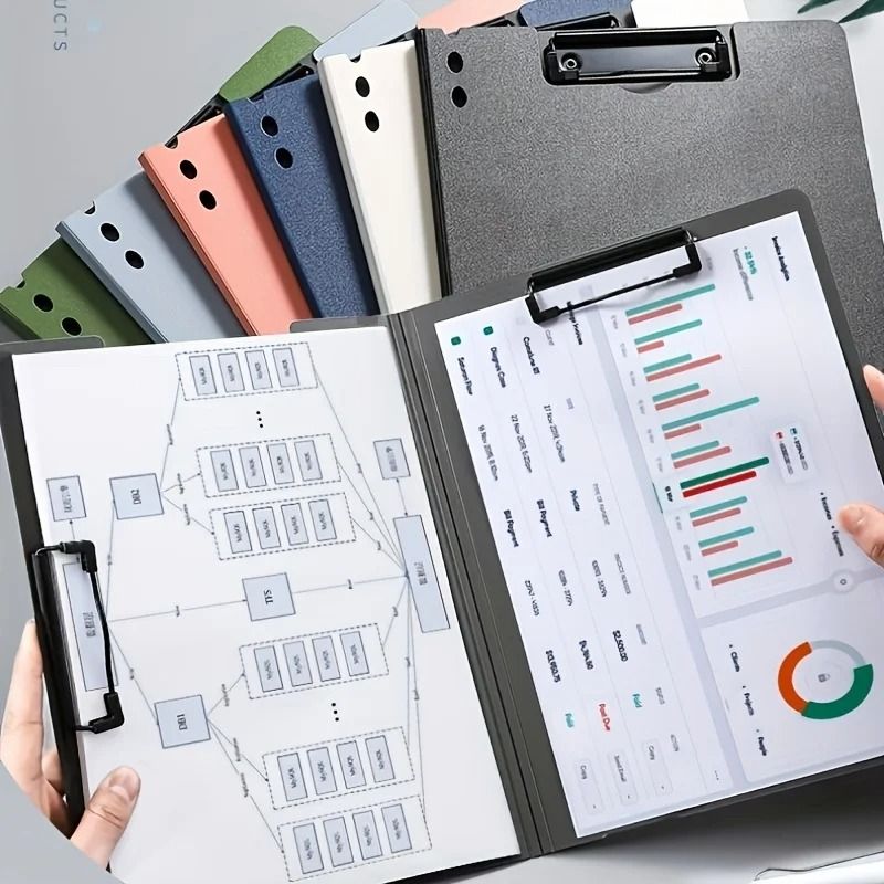 A4 Document Organizer Clipboard with Cover