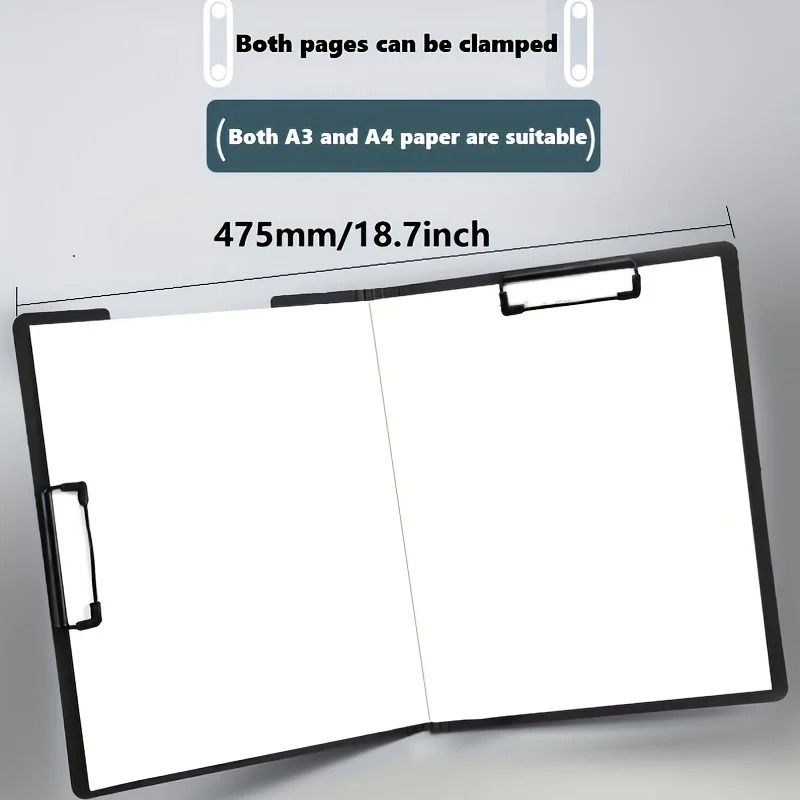 A4 Document Organizer Clipboard with Cover