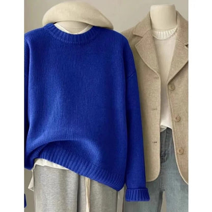 Pure Cashmere Crewneck Sweater for Women