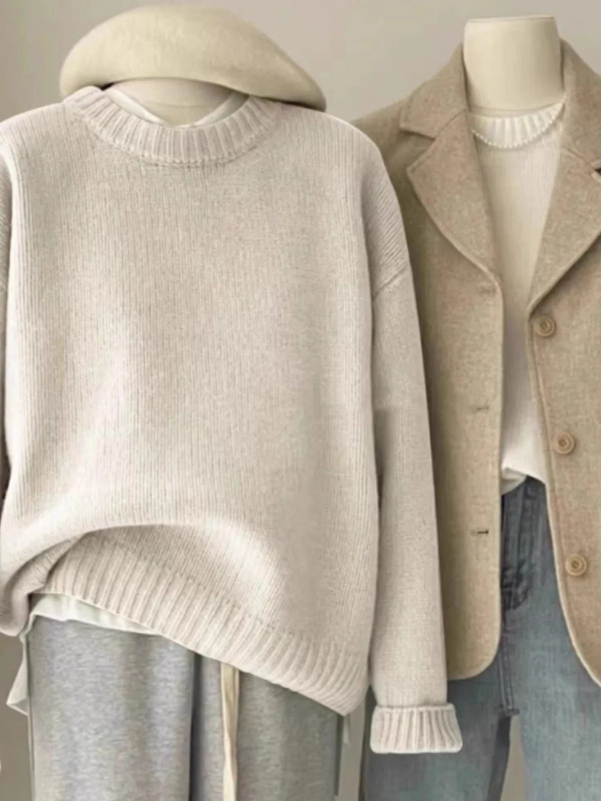 Pure Cashmere Crewneck Sweater for Women