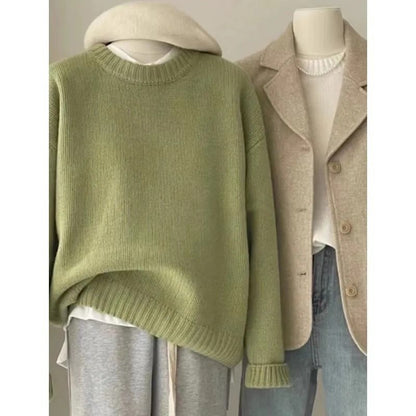 Pure Cashmere Crewneck Sweater for Women