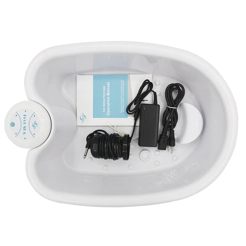 Massager with Basin Footspa Ion Detoxifier, Detox Ionic Footbath Spa, Promote Blood Circulation, Cleansing Relaxing