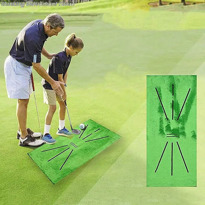 Golf Turf Hitting Mat, Non Slip Golf Practice Pad, Swing Training Mat for Indoor Outdoor Use