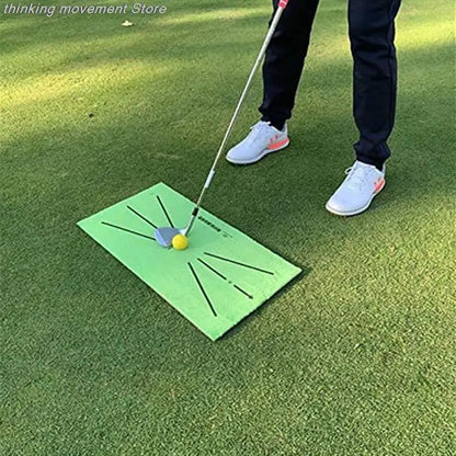 Golf Turf Hitting Mat, Non Slip Golf Practice Pad, Swing Training Mat for Indoor Outdoor Use