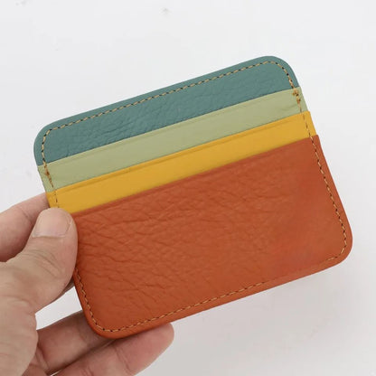 Ultra Thin Credit Card Holder, Slim Minimalist Wallet, with 6 Card Slots and Money Clip