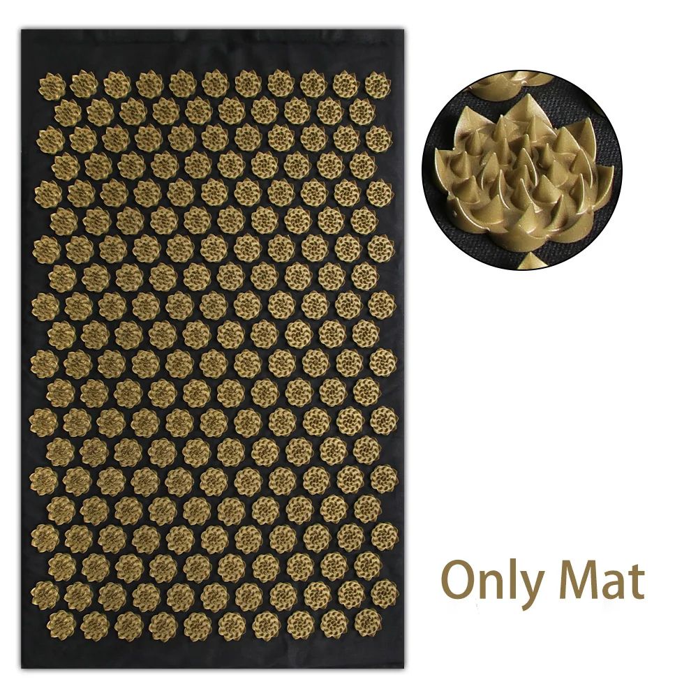 Acupressure Mat and Cushion Set for Back Pain Relief and Relaxation