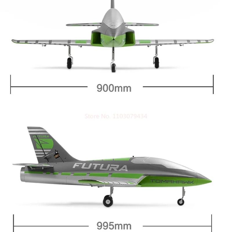 High Performance Electric Jet Airplane with Flaps and Ducted Fan