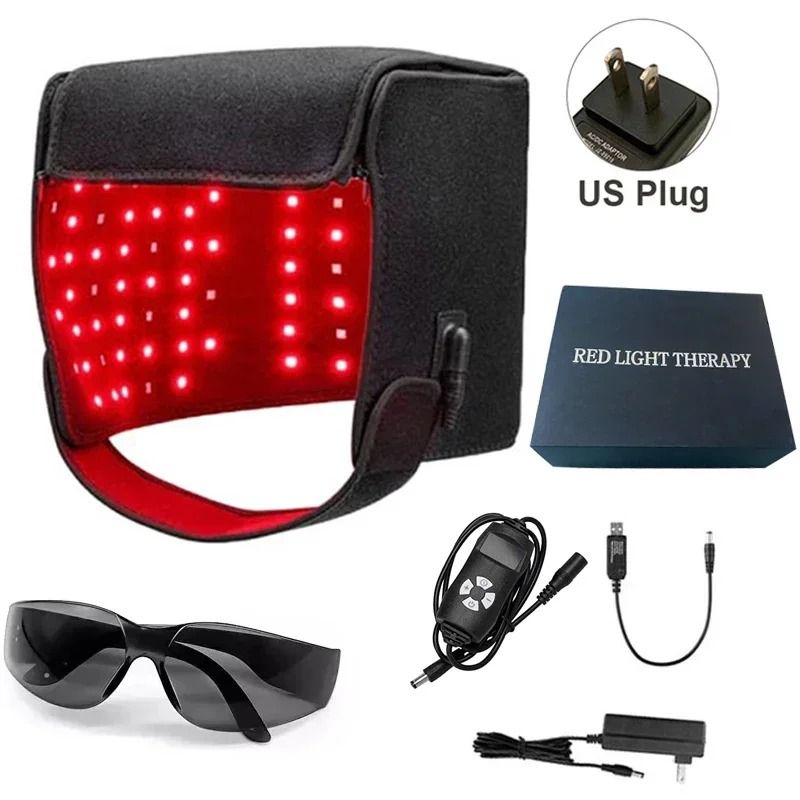 Red Light Therapy Cap – Infrared Hair Regrowth Hat for Thinning Hair, Hair Loss Prevention, Stress Relief Scalp Relaxati